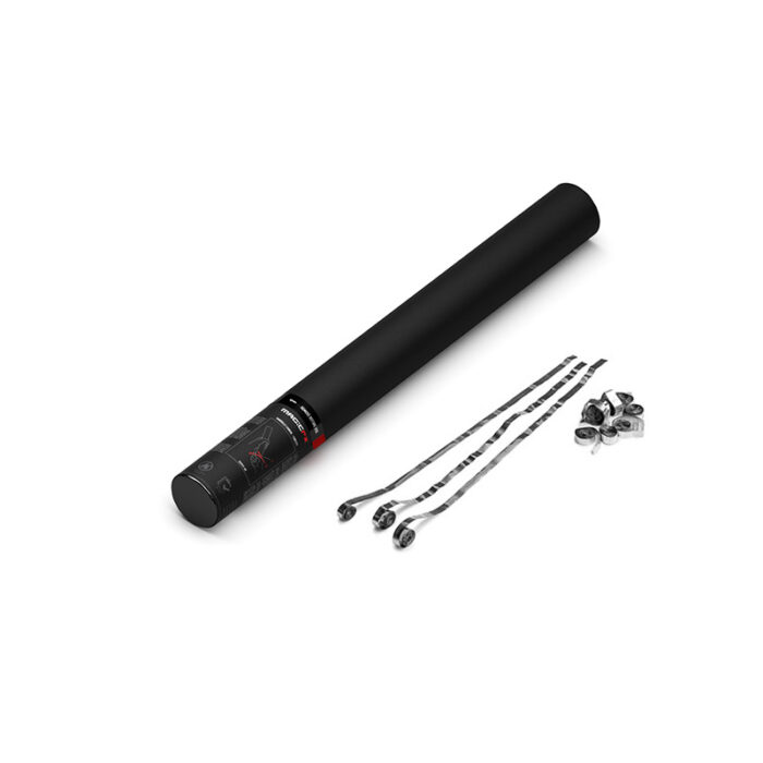 MagicFX - Handheld Cannon 50 cm - Streamers - Silver Metallic